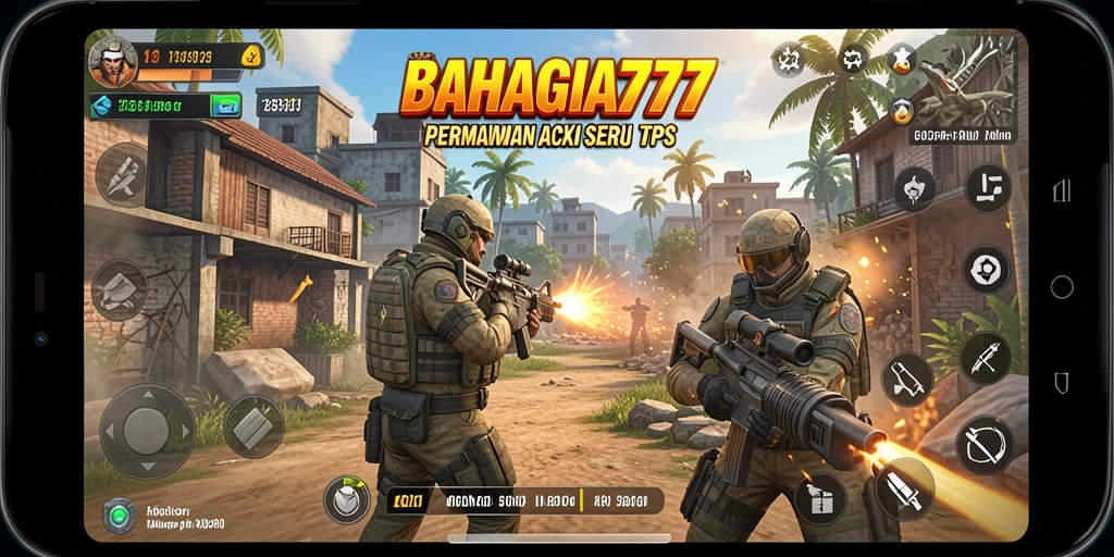 Tangkapan layar gameplay intens dari BAHAGIA777 yang penuh aksi.