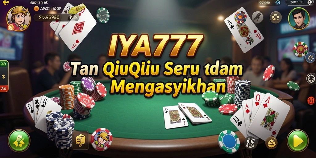 Tampilan menarik dari gameplay QiuQiu di IYA777.