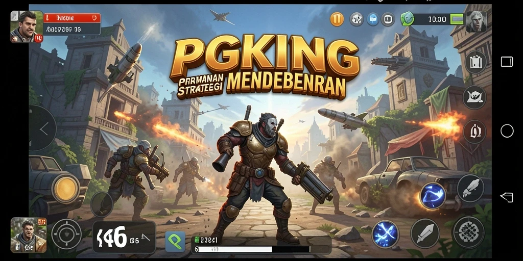 Tampilan gameplay PGKING yang menegangkan dan penuh strategi.