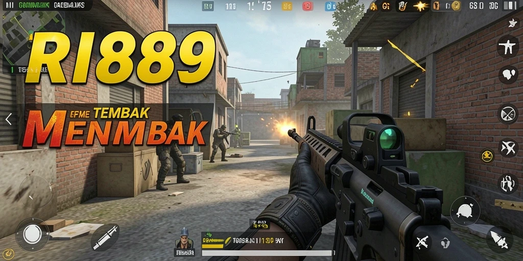 Screenshot gameplay yang menampilkan aksi tembak-menembak intens dan grafis menawan.