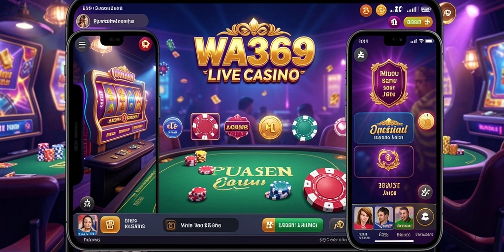 Tampilan menarik dari gameplay Live Casino di WA369.